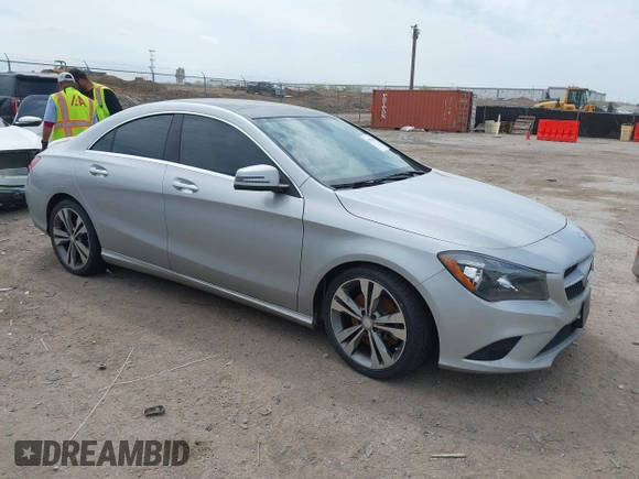 2015 Mercedes-Benz CLA 250 with VIN WDDSJ4EB2FN243141, listed as a IAAI auction lot 41891606 with 59,713 mi miles and . Bid and sale history available at DreamBid. Image 1.