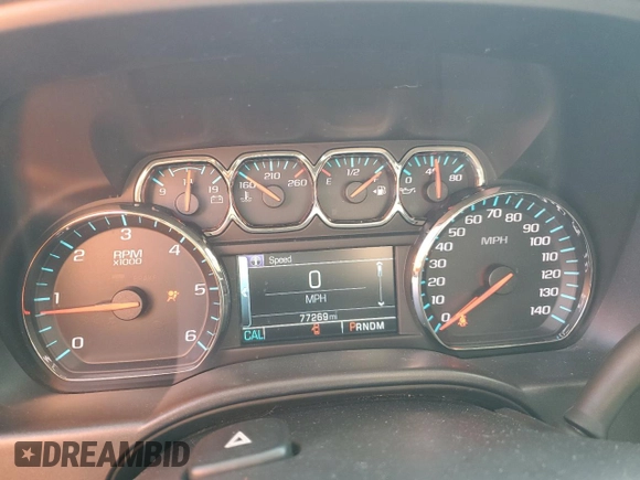 2015 Chevrolet Silverado 1500 LT with VIN 3GCUKREC4FG142228, listed as a Copart auction lot 49384095 with 77,269 mi miles and Salvage Title. Bid and sale history available at DreamBid. Image 9.