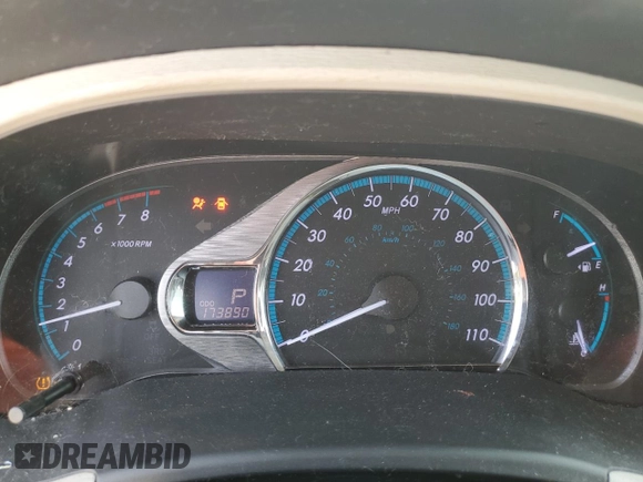 2011 Toyota Sienna XLE with VIN 5TDDK3DC4BS004280, listed as a Copart auction lot 59297345 with 173,890 mi miles and Salvage title. Bid and sale history available at DreamBid. Image 9.