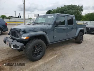 2024 Jeep Gladiator Sport S z VIN 1C6HJTAG2RL125730, wystawiony jako Copart lot #60064095 z przebiegiem 10 173 mil mil oraz Szkoda całkowita • Salvage title. Historia ofert i sprzedaży dostępna na DreamBid. Obrazek 1.