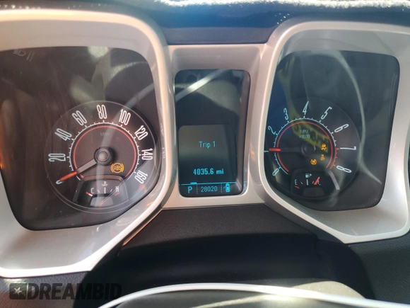 2011 Chevrolet Camaro 1LT with VIN 2G1FB1ED2B9129123, listed as a Copart auction lot 57298145 with 28,020 mi miles and Salvage title. Bid and sale history available at DreamBid. Image 9.