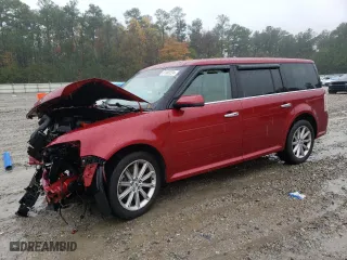 2017 Ford Flex Limited with VIN 2FMGK5D82HBA05180, listed as a Copart auction lot 81563224 with 75,662 mi miles and Salvage Title. Bid and sale history available at carsss.com. Image 1.