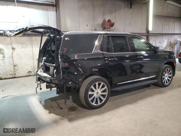 2024 Cadillac Escalade Premium Luxury Platinum with VIN 1GYS4DKL3RR214267, listed as a Copart auction lot 68439984 with 0 mi miles and Salvage Title. Bid and sale history available at carsss.com. Image 3.