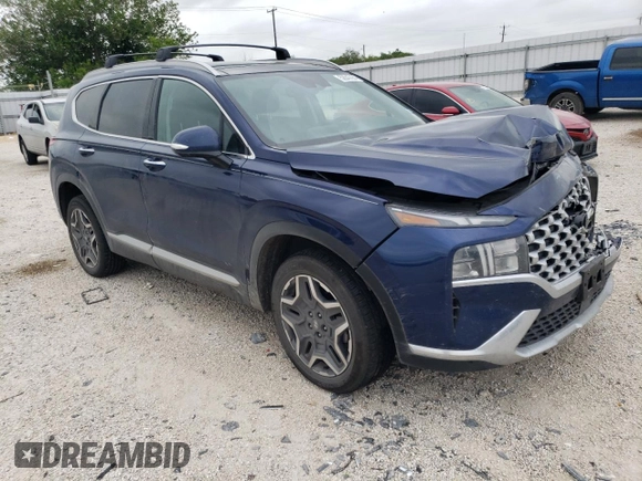 2023 Hyundai Santa Fe Hybrid SEL Premium with VIN 5NMS3DA11PH010660, listed as a Copart auction lot 52047264 with 35,502 mi miles. Bid and sale history available at carsss.com. Image 4.