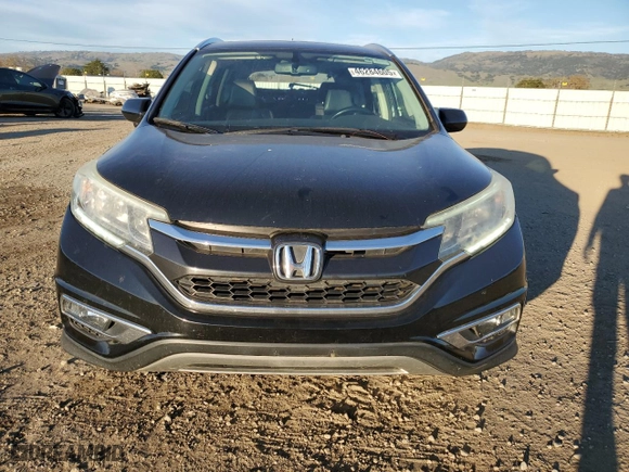 2015 Honda CR-V EX-L with VIN 2HKRM3H74FH527369, listed as a Copart auction lot 46284605 with 180,590 mi miles and Salvage Title. Bid and sale history available at carsss.com. Image 5.