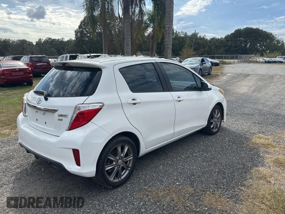 2012 Toyota Yaris L with VIN JTDKTUD36CD523080, listed as a Copart auction lot 86867464 with 134,041 mi miles and Clean Title. Bid and sale history available at carsss.com. Image 4.