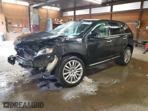 2014 Lincoln MKX with VIN 2LMDJ8JK9EBL16208, listed as a Copart auction lot 53302865 with 82,870 mi miles and Salvage Title. Bid and sale history available at carsss.com. Image 1.