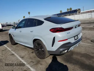 2025 BMW X6 xDrive40i with VIN 5UX33EX07S9Y53337, listed as a Copart auction lot 46340085 with 1,609 mi miles and Salvage Title. Bid and sale history available at carsss.com. Image 2.