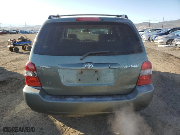 2005 Toyota Highlander with VIN JTEGP21A050079833, listed as a Copart auction lot 47978325 with 229,082 mi miles and Clean Title. Bid and sale history available at carsss.com. Image 6.