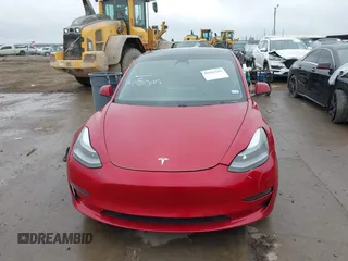 2021 Tesla Model 3 Long Range with VIN 5YJ3E1EB2MF079595, listed as a IAAI auction lot 41621546 with 45,616 mi miles. Bid and sale history available at carsss.com. Image 12.