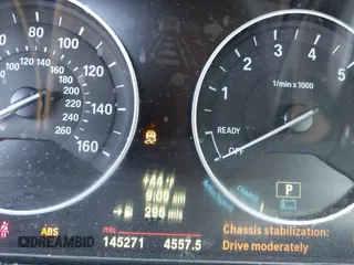 2013 BMW 3 Series ActiveHybrid 3 with VIN WBA3F9C5XDF484346, listed as a IAAI auction lot 41998341 with 145,271 mi miles. Bid and sale history available at carsss.com. Image 7.
