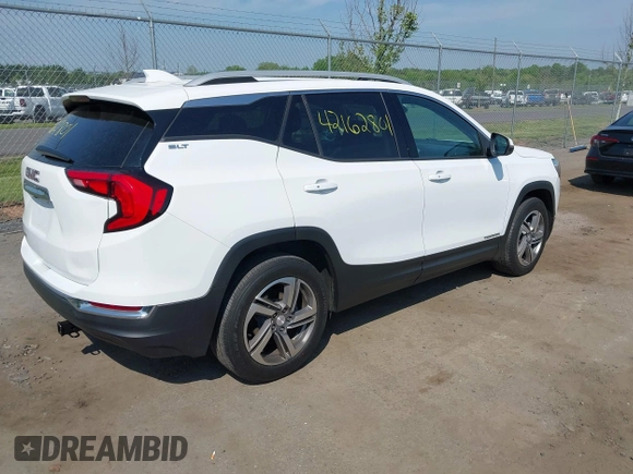 2020 GMC Terrain SLT with VIN 3GKALPEV4LL192365, listed as a IAAI auction lot 42162801 with 104,220 mi miles and . Bid and sale history available at DreamBid. Image 4.