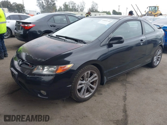 2007 Honda Civic Si with VIN 2HGFG21597H711439, listed as a IAAI auction lot 41891725 with 154,844 mi miles and . Bid and sale history available at DreamBid. Image 2.