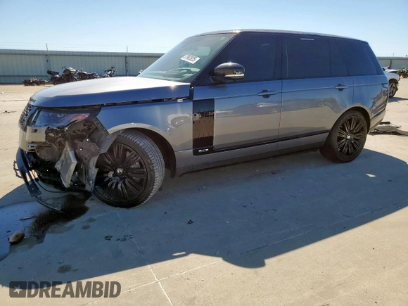 2020 Land Rover Range Rover z VIN SALGS5SE8LA583598, wystawiony jako Copart lot #57983925 z przebiegiem 65 406 mil mil oraz Szkoda całkowita • Salvage title. Historia ofert i sprzedaży dostępna na DreamBid. Obrazek 1.