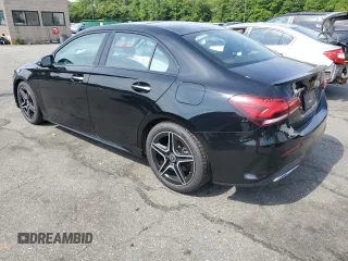 2021 Mercedes-Benz A 220 with VIN W1K3G4FB9MJ264526, listed as a Copart auction lot 59309095 with 34,682 mi miles and Salvage title. Bid and sale history available at DreamBid. Image 2.