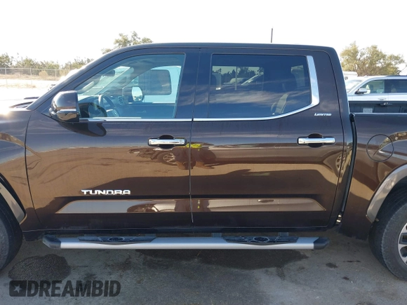 2023 Toyota Tundra Limited Hybrid with VIN 5TFJC5DB7PX032210, listed as a IAAI auction lot 41667443 with 18,390 mi miles and . Bid and sale history available at DreamBid. Image 14.