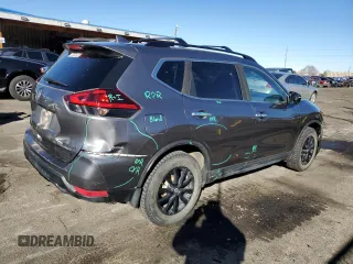 2018 Nissan Rogue SV with VIN 5N1AT2MV1JC804414, listed as a Copart auction lot 47134585 with 69,364 mi miles and Salvage Title. Bid and sale history available at carsss.com. Image 3.