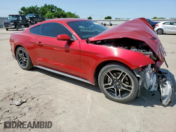 2022 Ford Mustang EcoBoost with VIN 1FA6P8TH8N5130419, listed as a Copart auction lot 57816625 with 27,375 mi miles and Salvage title. Bid and sale history available at DreamBid. Image 4.