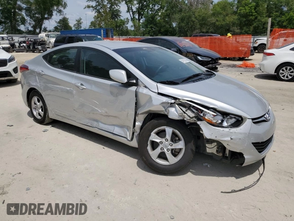 2015 Hyundai Elantra SE with VIN 5NPDH4AE6FH651267, listed as a Copart auction lot 54193205 with 111,874 mi miles and Salvage Title. Bid and sale history available at DreamBid. Image 4.