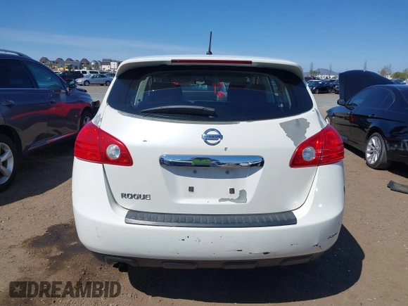 2013 Nissan Rogue S with VIN JN8AS5MT5DW526857, listed as a IAAI auction lot 41848098 with 157,480 mi miles and . Bid and sale history available at DreamBid. Image 16.