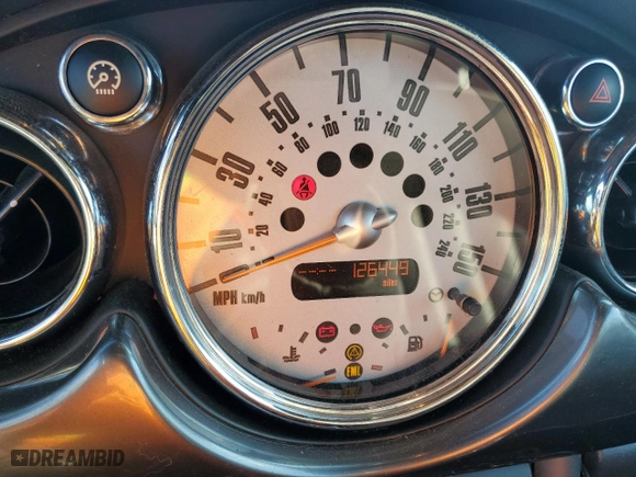 2008 MINI Cooper Convertible S with VIN WMWRH33508TU80962, listed as a Copart auction lot 84747434 with 126,450 mi miles and Salvage Title. Bid and sale history available at carsss.com. Image 9.