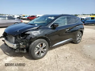 2023 Nissan Murano SV with VIN 5N1AZ2BJ0PC130909, listed as a Copart auction lot 45095405 with 46,363 mi miles and Non Repairable. Bid and sale history available at carsss.com. Image 1.
