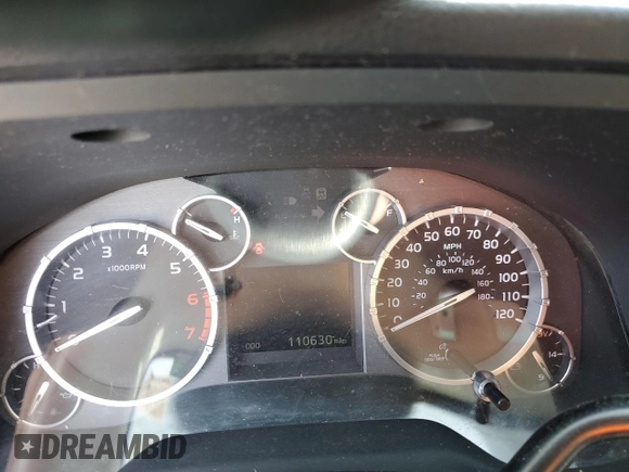 2014 Toyota Tundra 4WD Truck SR5 with VIN 5TFDW5F11EX371938, listed as a Copart auction lot 50991145 with 110,630 mi miles and Salvage Title. Bid and sale history available at carsss.com. Image 9.