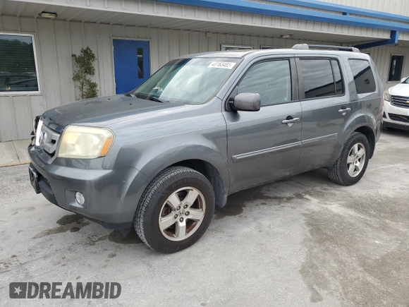 2011 Honda Pilot EX-L with VIN 5FNYF3H71BB033355, listed as a Copart auction lot 49163485 with 197,092 mi miles and Non Repairable. Bid and sale history available at DreamBid. Image 1.