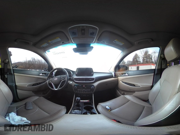 2019 Hyundai Tucson Ultimate with VIN KM8J3CAL6KU042315, listed as a IAAI auction lot 41924215 with 105,333 mi miles. Bid and sale history available at carsss.com. Image 21.