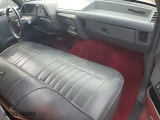 1991 Ford Bronco Custom with VIN 1FMEU15H0MLA44126, listed as a Copart auction lot 82401324 with 79,550 mi miles and Salvage Title. Bid and sale history available at carsss.com. Image 8.