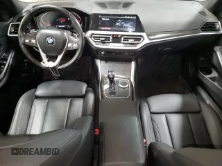 2019 BMW 3 Series 330i with VIN WBA5R1C51KFH14244, listed as a Copart auction lot 52199945 with 45,365 mi miles and Salvage title. Bid and sale history available at DreamBid. Image 8.
