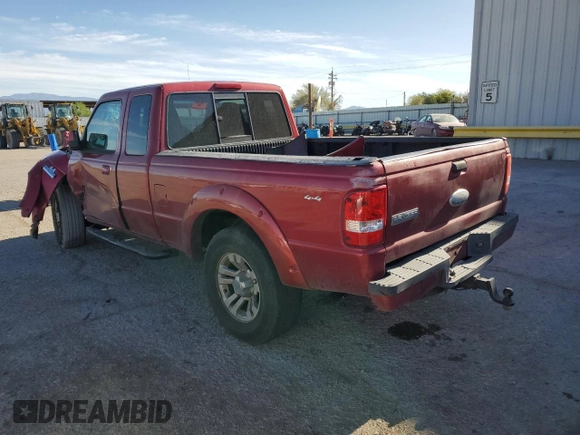 2010 Ford Ranger XLT with VIN 1FTLR4FE6APA11283, listed as a Copart auction lot 53895655 with 163,294 mi miles and Salvage title. Bid and sale history available at DreamBid. Image 2.