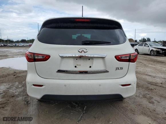 2013 Infiniti JX35 with VIN 5N1AL0MN6DC312843, listed as a Copart auction lot 74444774 with 224,979 mi miles and Salvage Title. Bid and sale history available at carsss.com. Image 6.