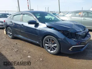 2019 Honda Civic Sedan EX with VIN 19XFC1F33KE010363, listed as a IAAI auction lot 41863301 with 77,578 mi miles. Bid and sale history available at carsss.com. Image 1.