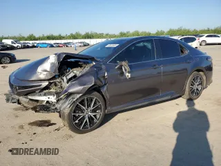 2023 Toyota Camry SE with VIN 4T1G11AK8PU732604, listed as a Copart auction lot 50635685 with 57,364 mi miles and Salvage Title. Bid and sale history available at DreamBid. Image 1.
