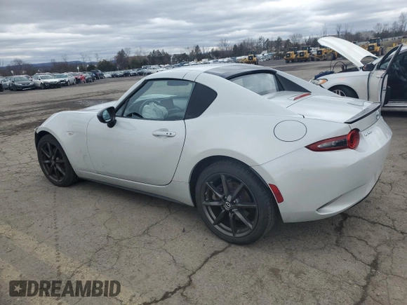 2018 Mazda MX-5 Miata RF Club with VIN JM1NDAL79J0203544, listed as a Copart auction lot 49482225 with 36,839 mi miles and Salvage Title. Bid and sale history available at carsss.com. Image 2.