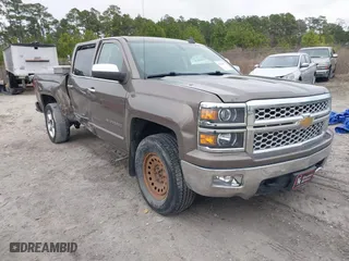 2015 Chevrolet Silverado 1500 LTZ with VIN 3GCUKSEC5FG467252, listed as a IAAI auction lot 41544477 with 144,719 mi miles. Bid and sale history available at carsss.com. Image 1.