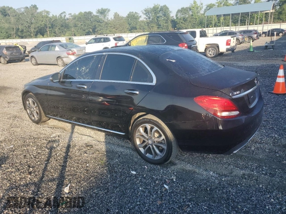 2017 Mercedes-Benz C 300 with VIN 55SWF4KB7HU210587, listed as a Copart auction lot 61988255 with 147,206 mi miles and Clean title. Bid and sale history available at DreamBid. Image 2.