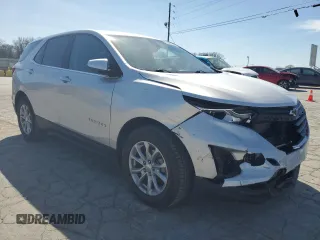 2021 Chevrolet Equinox LT with VIN 3GNAXKEV4MS154684, listed as a Copart auction lot 50693285 with 34,312 mi miles and Salvage Title. Bid and sale history available at DreamBid. Image 4.