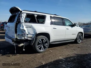 2020 Chevrolet Suburban Premier with VIN 1GNSKJKJXLR123259, listed as a Copart auction lot 46434524 with 118,367 mi miles. Bid and sale history available at carsss.com. Image 3.