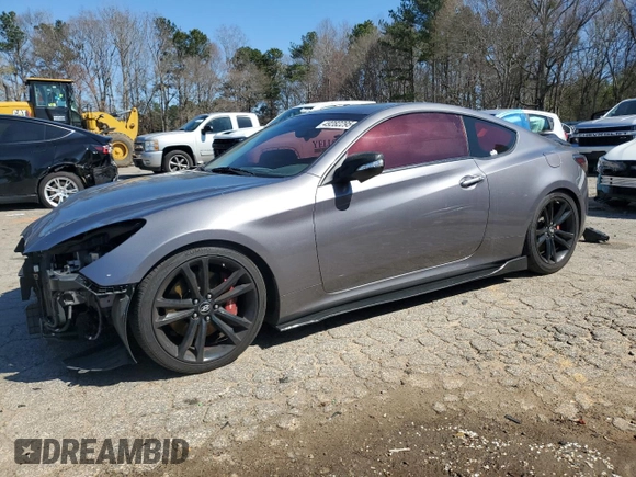 2011 Hyundai Genesis Coupe Grand Touring with VIN KMHHU6KH7BU043433, listed as a Copart auction lot 49282295 with 81,469 mi miles and Salvage title. Bid and sale history available at DreamBid. Image 1.