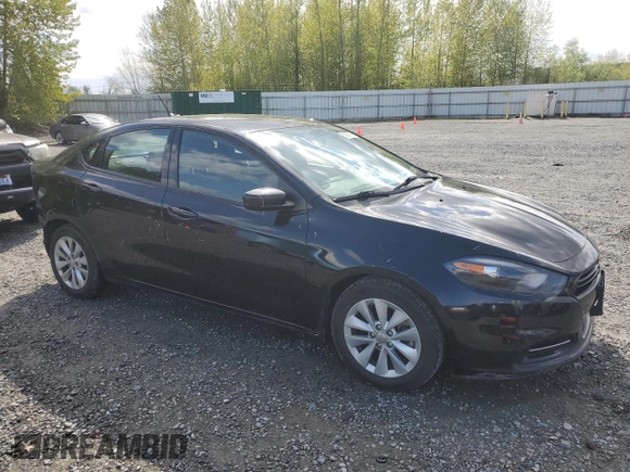 2014 Dodge Dart SXT with VIN 1C3CDFBB8ED743643, listed as a Copart auction lot 53988915 with 168,461 mi miles and Salvage Title. Bid and sale history available at carsss.com. Image 4.