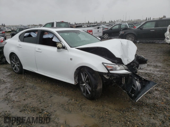 2016 Lexus GS 350 with VIN JTHCZ1BL1GA000513, listed as a Copart auction lot 48637215 with 155,503 mi miles and Salvage Title. Bid and sale history available at DreamBid. Image 4.