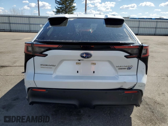 2023 Subaru Solterra Limited with VIN JTMABABA0PA004807, listed as a Copart auction lot 50586815 with 10,879 mi miles and Salvage Title. Bid and sale history available at DreamBid. Image 6.