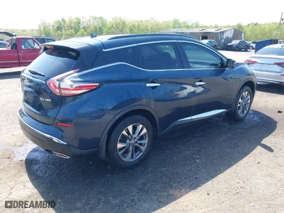 2015 Nissan Murano Platinum with VIN 5N1AZ2MH9FN282765, listed as a IAAI auction lot 42038618 with 100,209 mi miles. Bid and sale history available at carsss.com. Image 4.