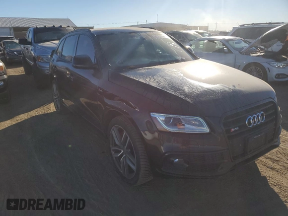 2016 Audi SQ5 Premium Plus with VIN WA1CCAFPXGA033777, listed as a Copart auction lot 83754944 with 86,541 mi miles and Clean Title. Bid and sale history available at carsss.com. Image 4.
