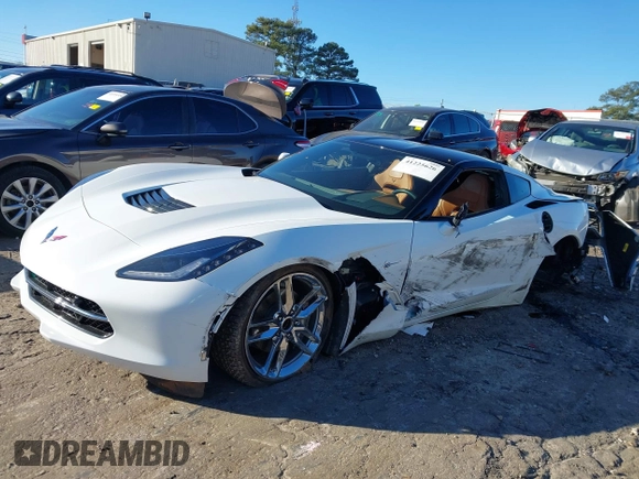 2018 Chevrolet Corvette 3LT with VIN 1G1YF2D77J5104700, listed as a IAAI auction lot 41225626 with 25,091 mi miles. Bid and sale history available at carsss.com. Image 14.
