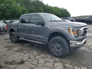 2021 Ford F-150 XL with VIN 1FTEW1EP0MFB98114, listed as a Copart auction lot 55892705 with 47,619 mi miles and Salvage title. Bid and sale history available at DreamBid. Image 4.