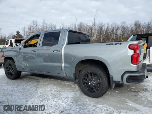 2024 Chevrolet Silverado 1500 RST with VIN 1GCPDEEK5RZ286141, listed as a Copart auction lot 45211725 with 11,951 mi miles and Salvage Title. Bid and sale history available at carsss.com. Image 2.