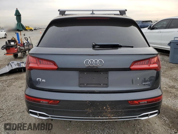 2020 Audi Q5 Premium Plus with VIN WA1E2AFY6L2045210, listed as a Copart auction lot 84829564 with Not provided miles and Non repairable. Bid and sale history available at DreamBid. Image 6.
